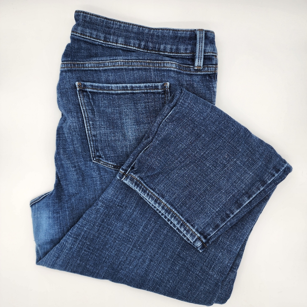 Cosmic Blue Crop Jeans Size 33
